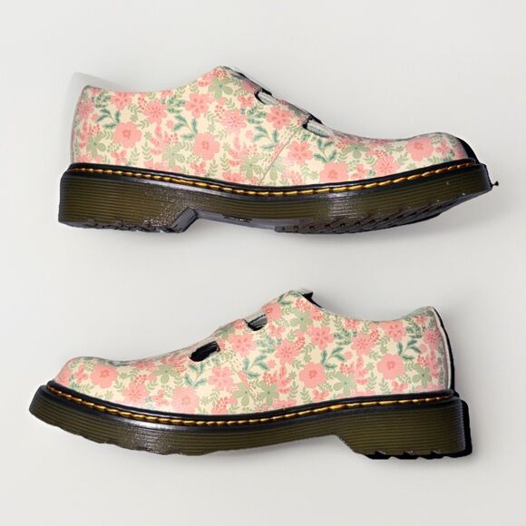 New Dr. Martens Dress Shoes 8065 Mary Jane floral print Women's size 5 - Picture 5 of 7